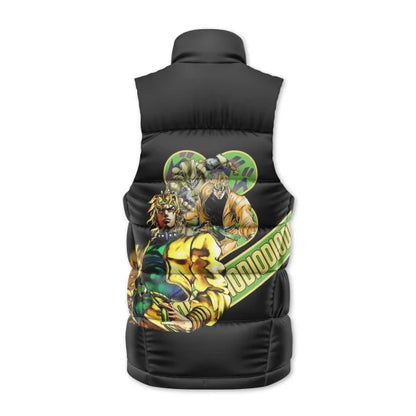 Dio Brando Jojo’s Bizarre Adventure Sleeveless Down Jacket
