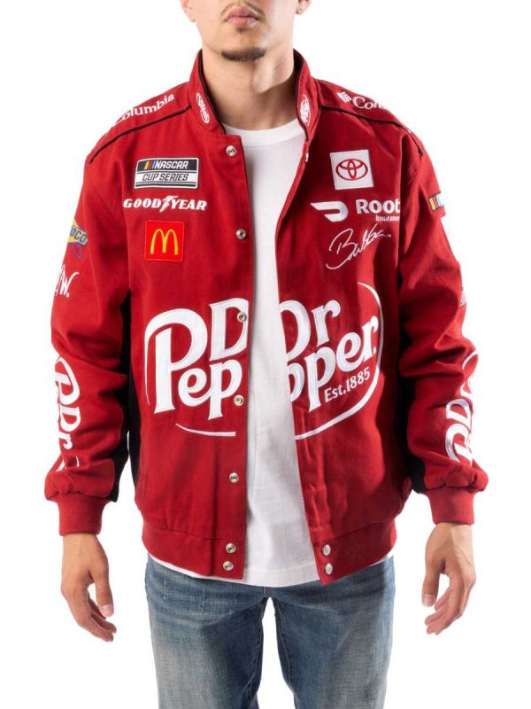 Dr Pepper Red Cotton Racing Jacket