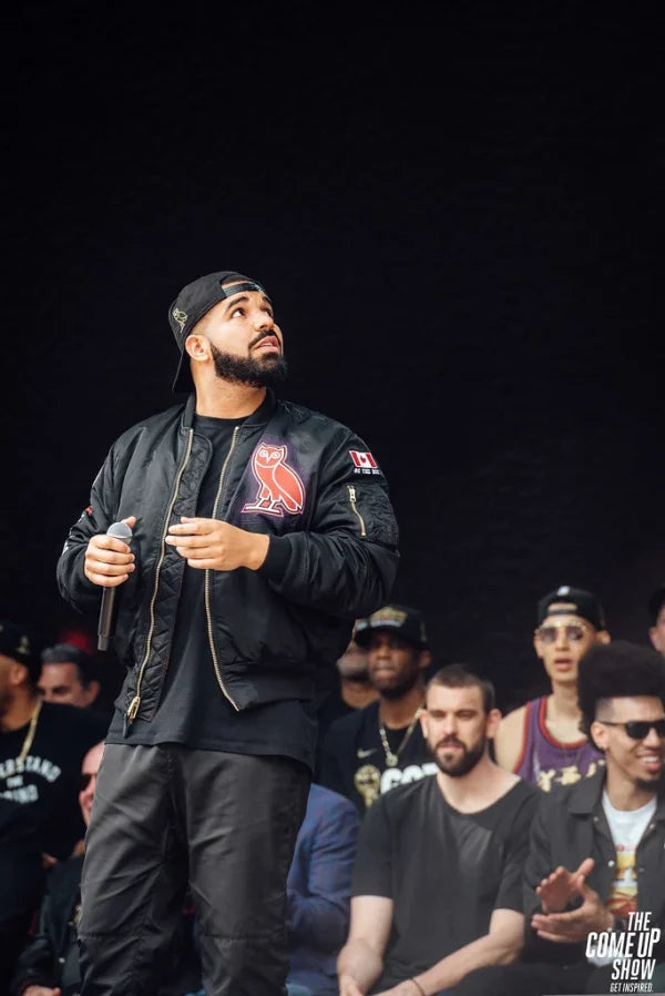 Drake OVO Alpha Industries Black Jacket