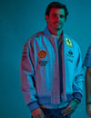 Carlos Sainz Jr Ferrari Blue Miami Jacket