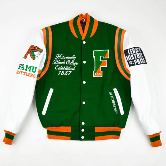 Florida A&M University Motto Varsity Jacket