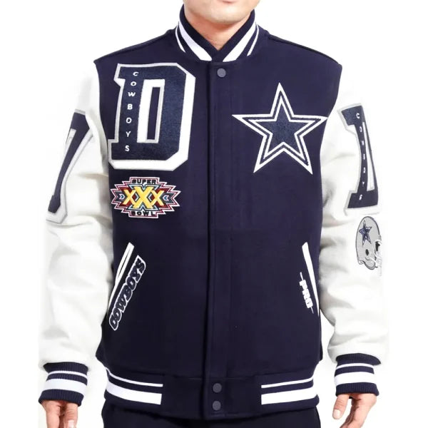 Dallas Cowboys Pro Standard Mash Up  Varsity Jacket