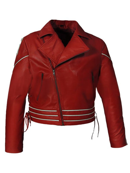 Freddie Mercury Red Leather Jacket