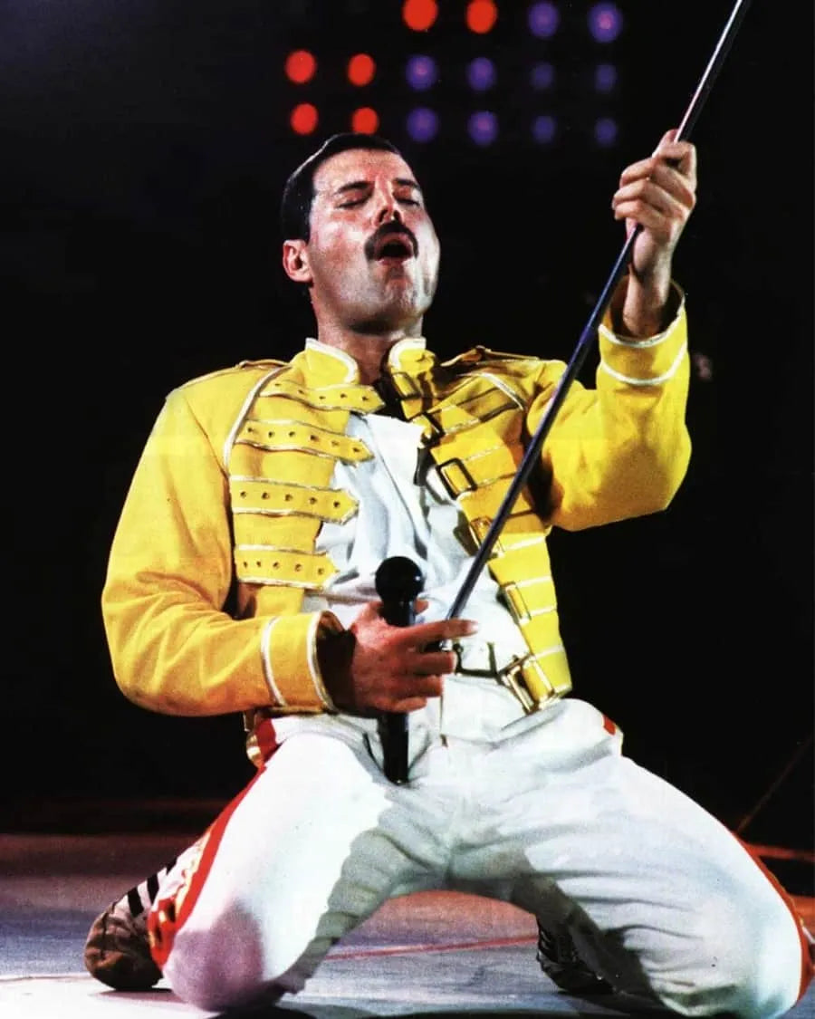 Freddie Mercury Yellow Leather Jacket