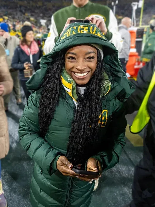Simone Biles Puffer Coat