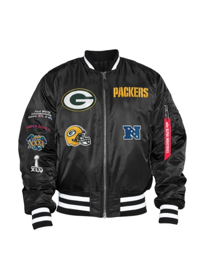 Green Bay Packers X Alpha X New Era MA-1 Jacket