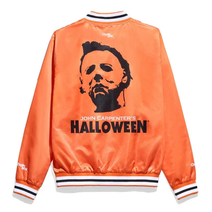 Halloween Myers Orange Satin Jacket