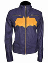 Halloween Purple Batgirl Leather Jacket