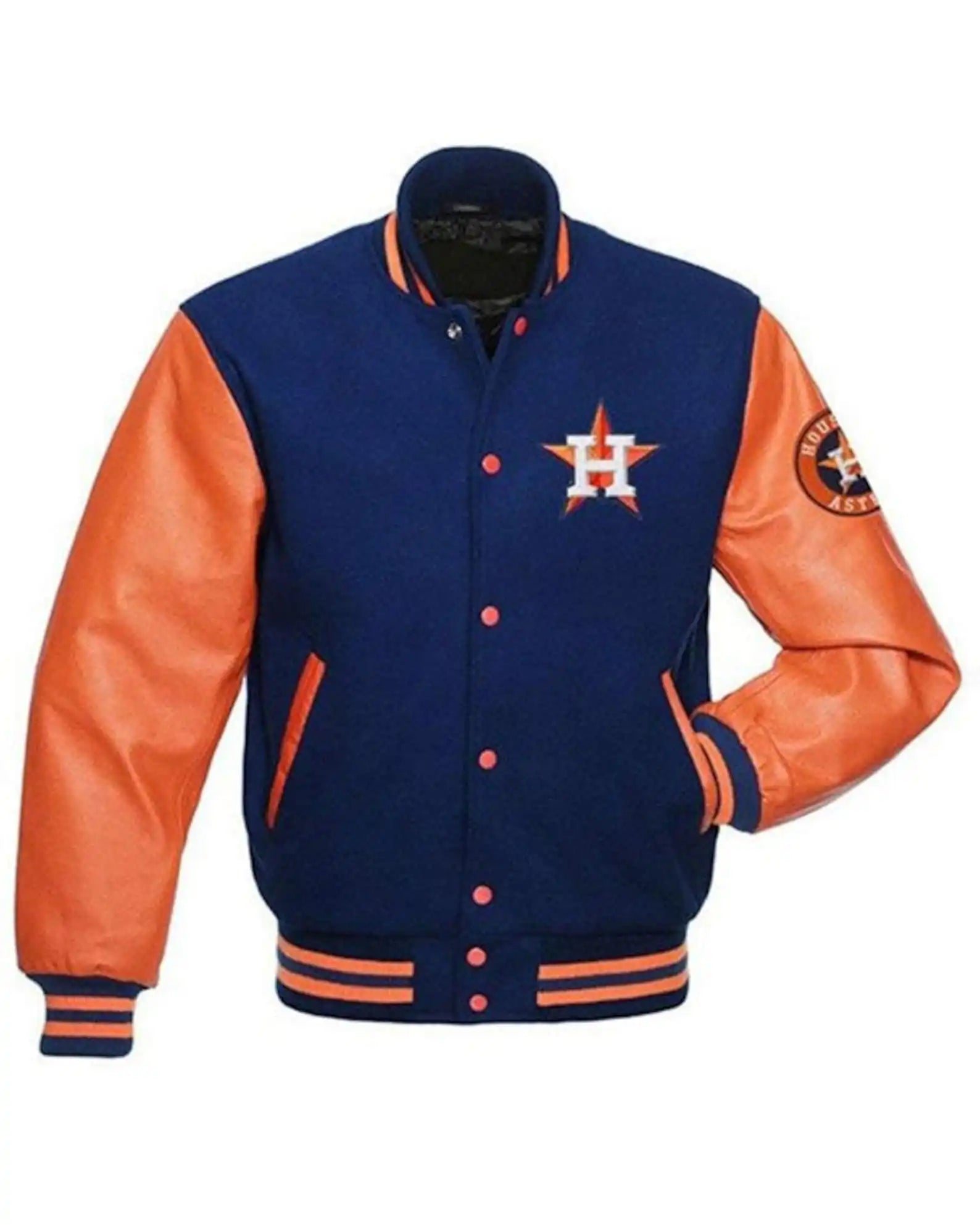 Houston Astros Varsity Letterman Baseball Jacket