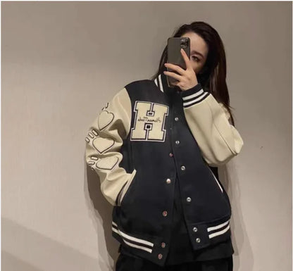 Human Made Chenille Embroidered Varsity Jacket