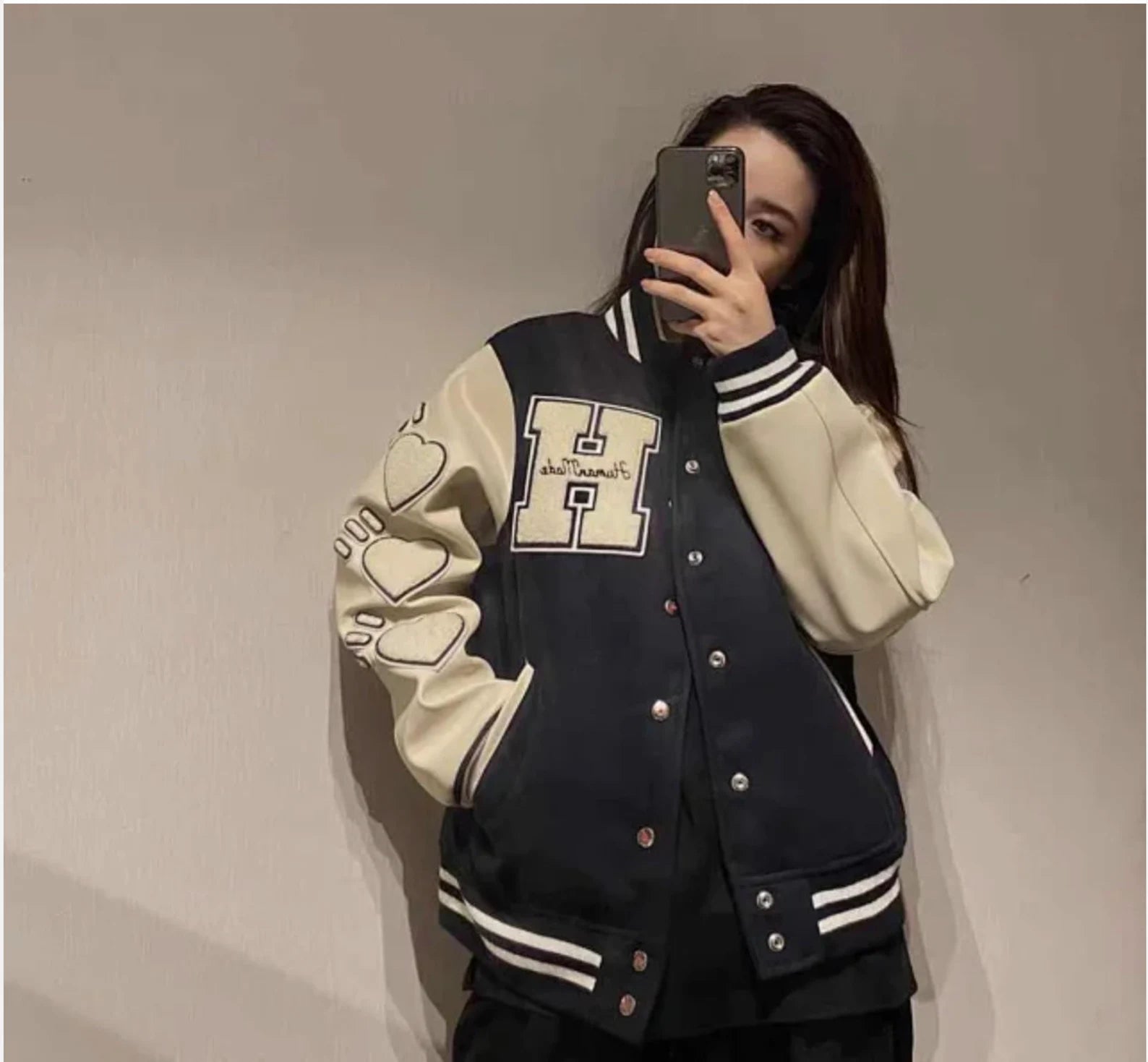 Human Made Chenille Embroidered Varsity Jacket