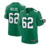 Jason Kelce Kelly Green Philadelphia Eagles Game Jersey