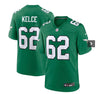Jason Kelce Kelly Green Philadelphia Eagles Game Jersey