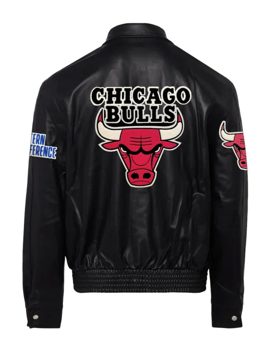 Jeff Hamilton Chicago Bulls Full Leather Jacket