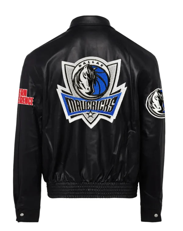 Jeff Hamilton Dallas Mavericks Full Leather Jacket