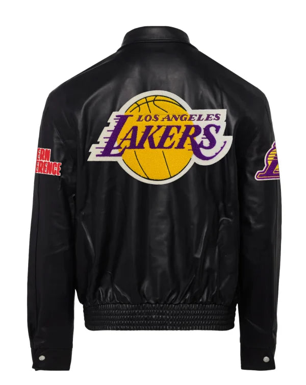Jeff Hamilton Los Angeles Lakers Full Leather Jacket