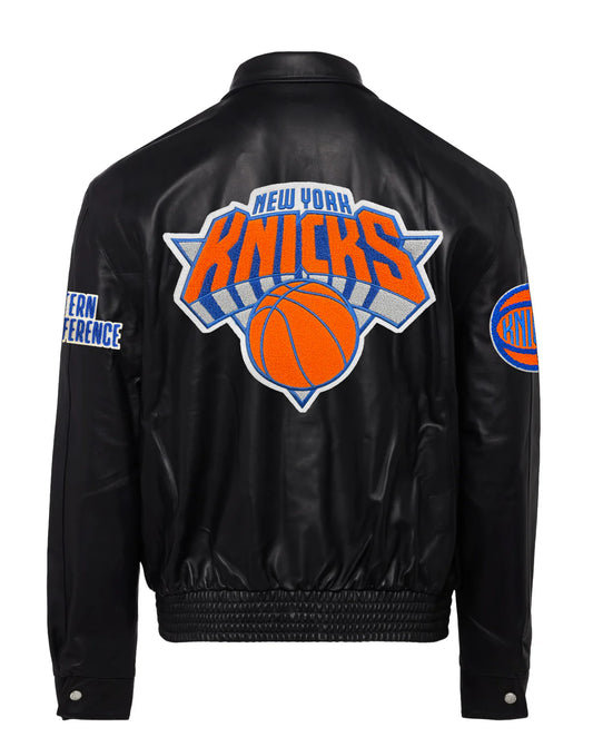 Jeff Hamilton New York Knicks Full Leather Jacket