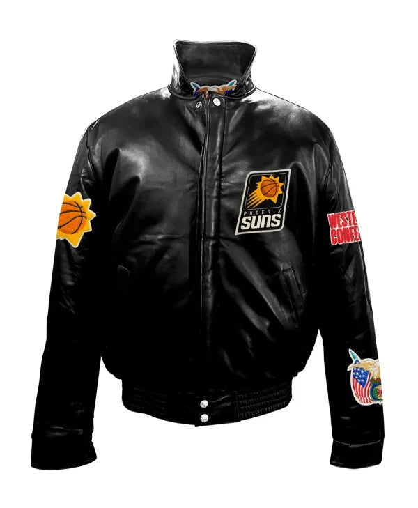 Jeff Hamilton Phoenix Suns Logo Leather Jacket
