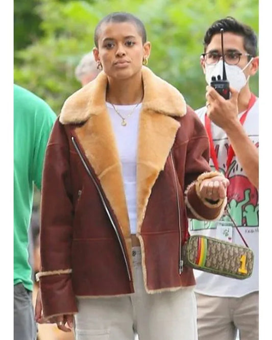 Gossip Girl Jordan Alexander Shearling Jacket