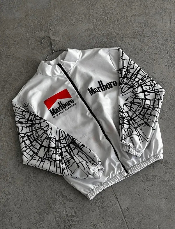 Justin Marlboro Retro Unisex Parachute Jacket