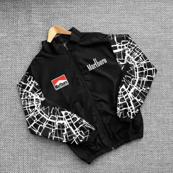 Justin Marlboro Retro Unisex Parachute Jacket