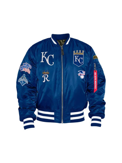 Kansas City Royals X Alpha X New Era MA-1 Jacket