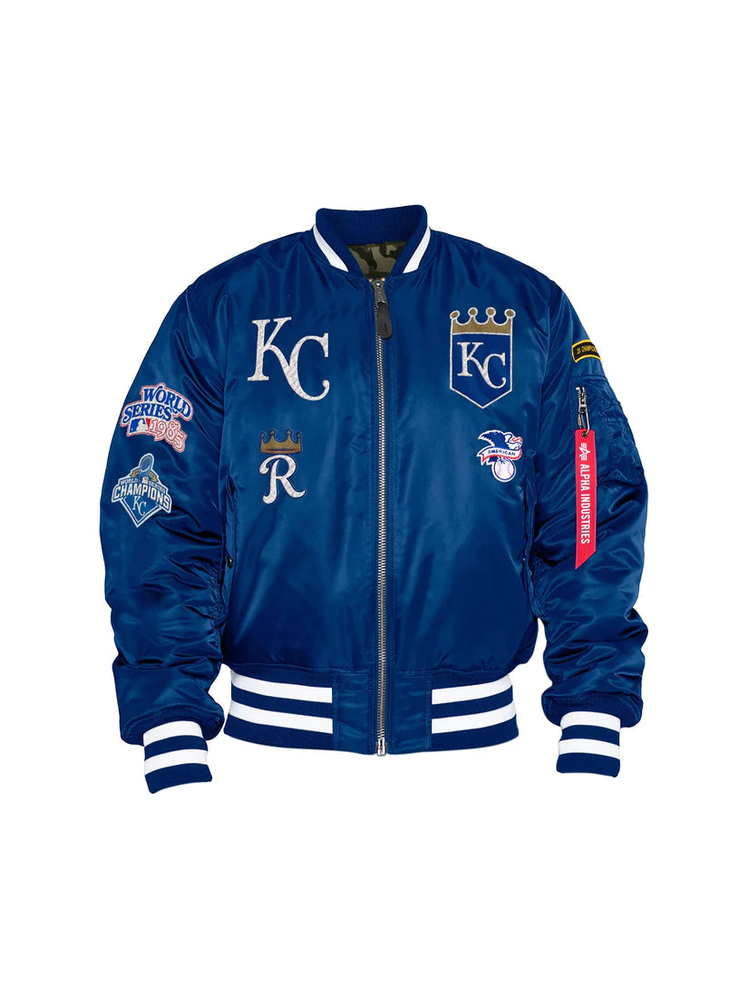 Kansas City Royals X Alpha X New Era MA-1 Jacket