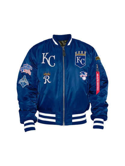 Kansas City Royals X Alpha X New Era MA-1 Jacket