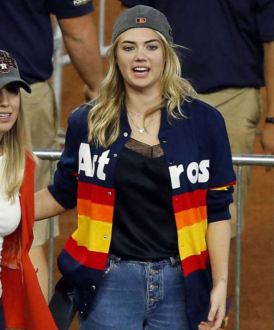 Kate Upton Astros Blue Jacket