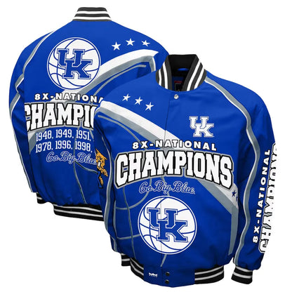 Kentucky Wildcats Basketball 8-Time Champions Jacket