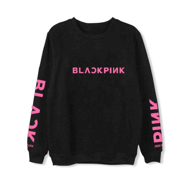 Kpop BLACKPINK Letters Printed Sweatshirt