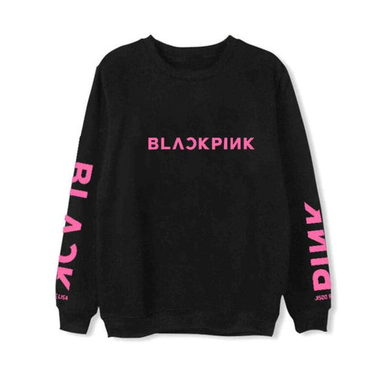 Kpop BLACKPINK Letters Printed Sweatshirt