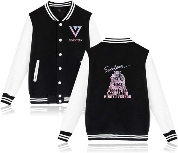 Kpop Seventeen Baseball Varsity Jacket