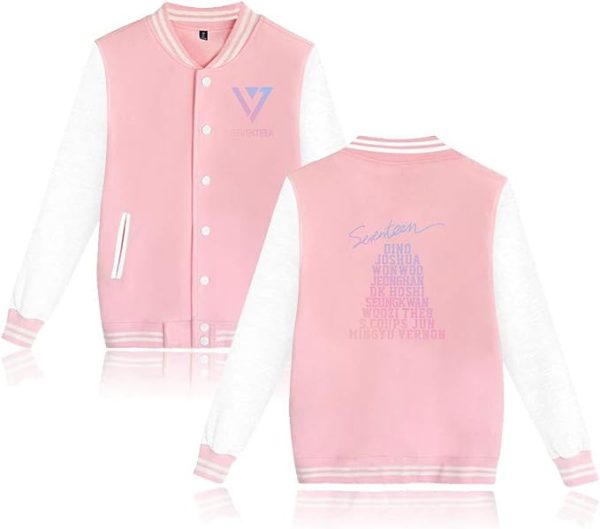 Kpop Seventeen Baseball Varsity Jacket