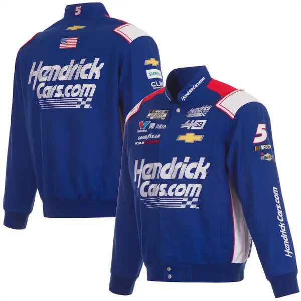 Kyle Larson JH Design Royal HendrickCars Uniform Jacket