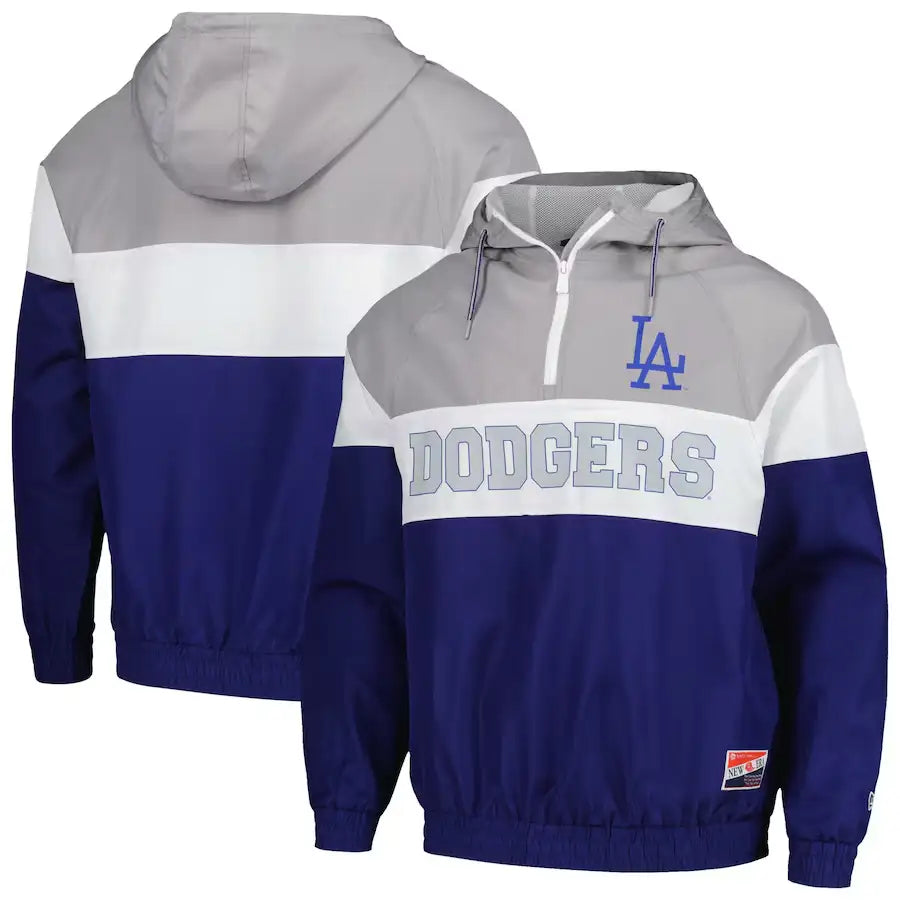 LA Dodgers New Era Royal Ripstop Windbreaker Jacket