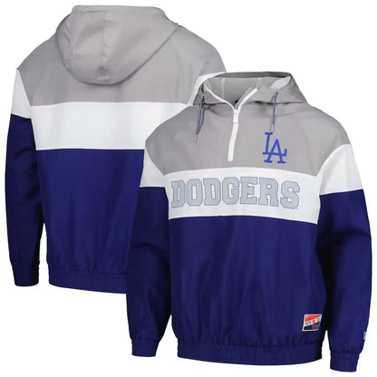 LA Dodgers New Era Royal Ripstop Windbreaker Jacket