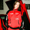 L’art Enzo Red Karacing Driver Jacket