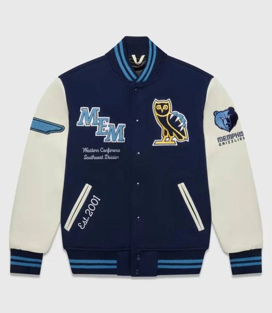 OVO Memphis Grizzlies Varsity Jacket