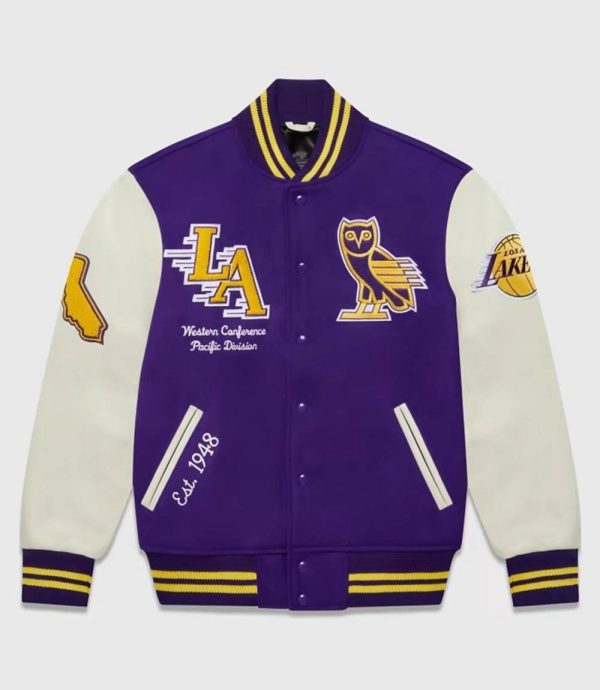OVO NBA LA Lakers Varsity Jacket