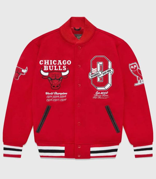 OVO Chicago Bulls Varsity Jacket