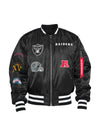 Las Vegas Raiders X Alpha X New Era MA-1 Jacket