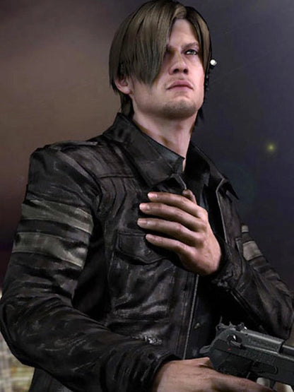Leon Kennedy Resident Evil 6 Leather Jacket