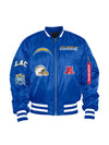 Los Angeles Chargers X Alpha X New Era MA-1 Jacket