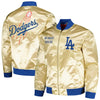 Los Angeles Dodgers Mitchell & Ness Gold Satin Jacket