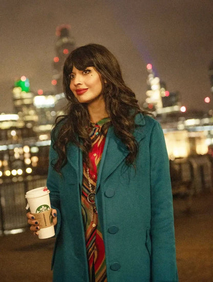 Love at First Sight Jameela Jamil Wool Coat