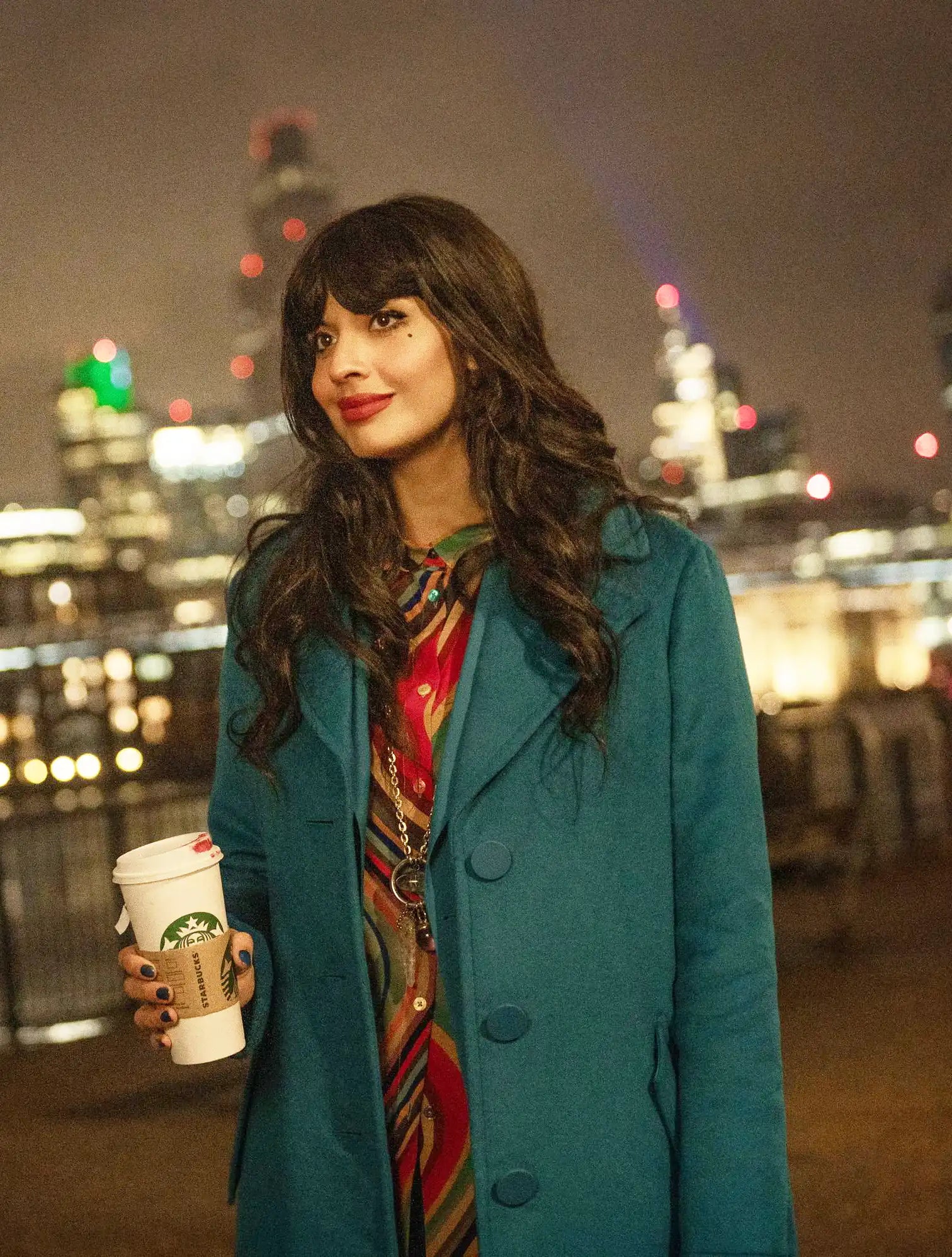 Love at First Sight Jameela Jamil Wool Coat