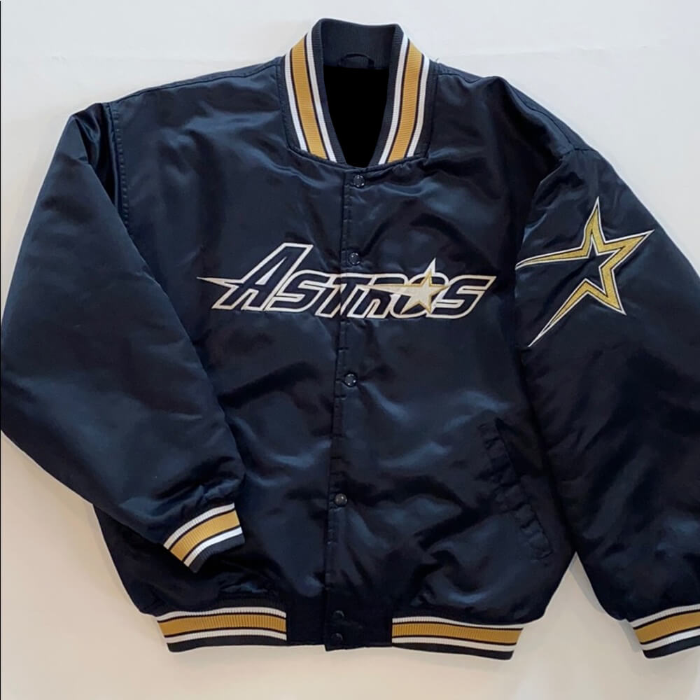MLB Houston Astros Vintage Satin Jacket