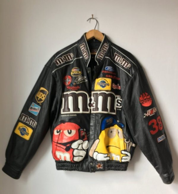 M&M’s Nascar Leather Jacket