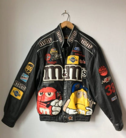 M&M’s Nascar Leather Jacket